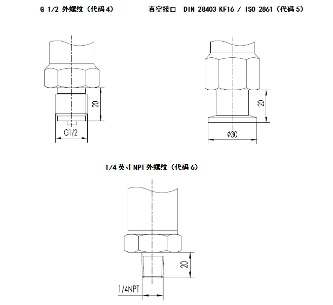 JDT3051SG表压/绝压变送器(图7)
