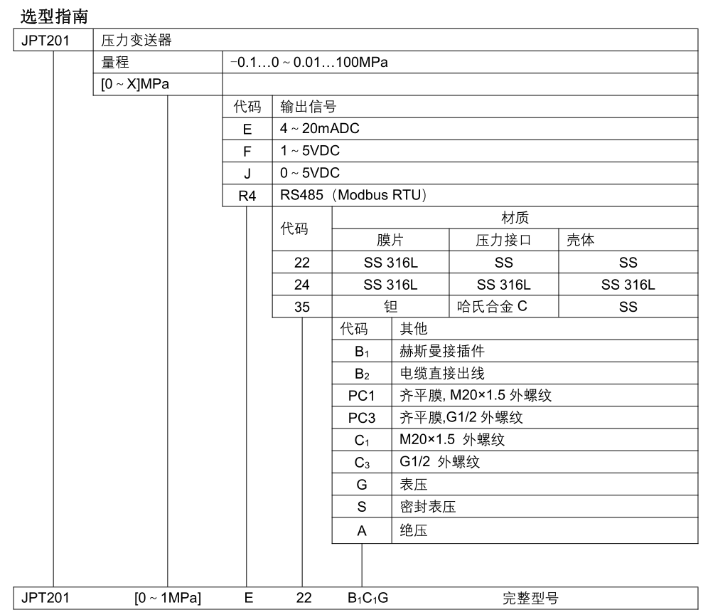JPT201型压力变送器(图5) JPT201型压力变送器(图5)
